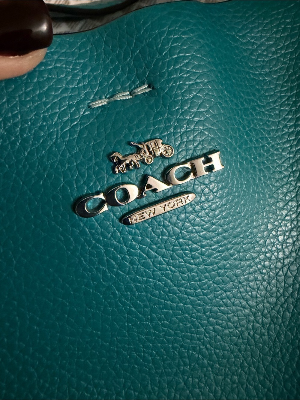 Coach Mollie Bucket Bag 22 | Teal - Picture 2 of 8